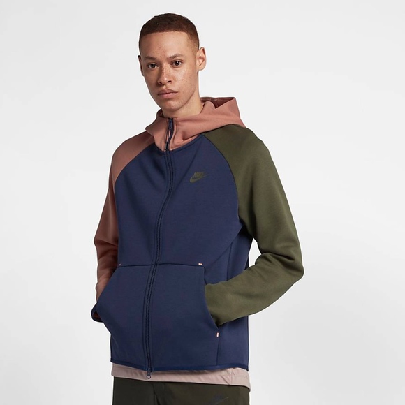 nike tech fleece hoodie multicolor